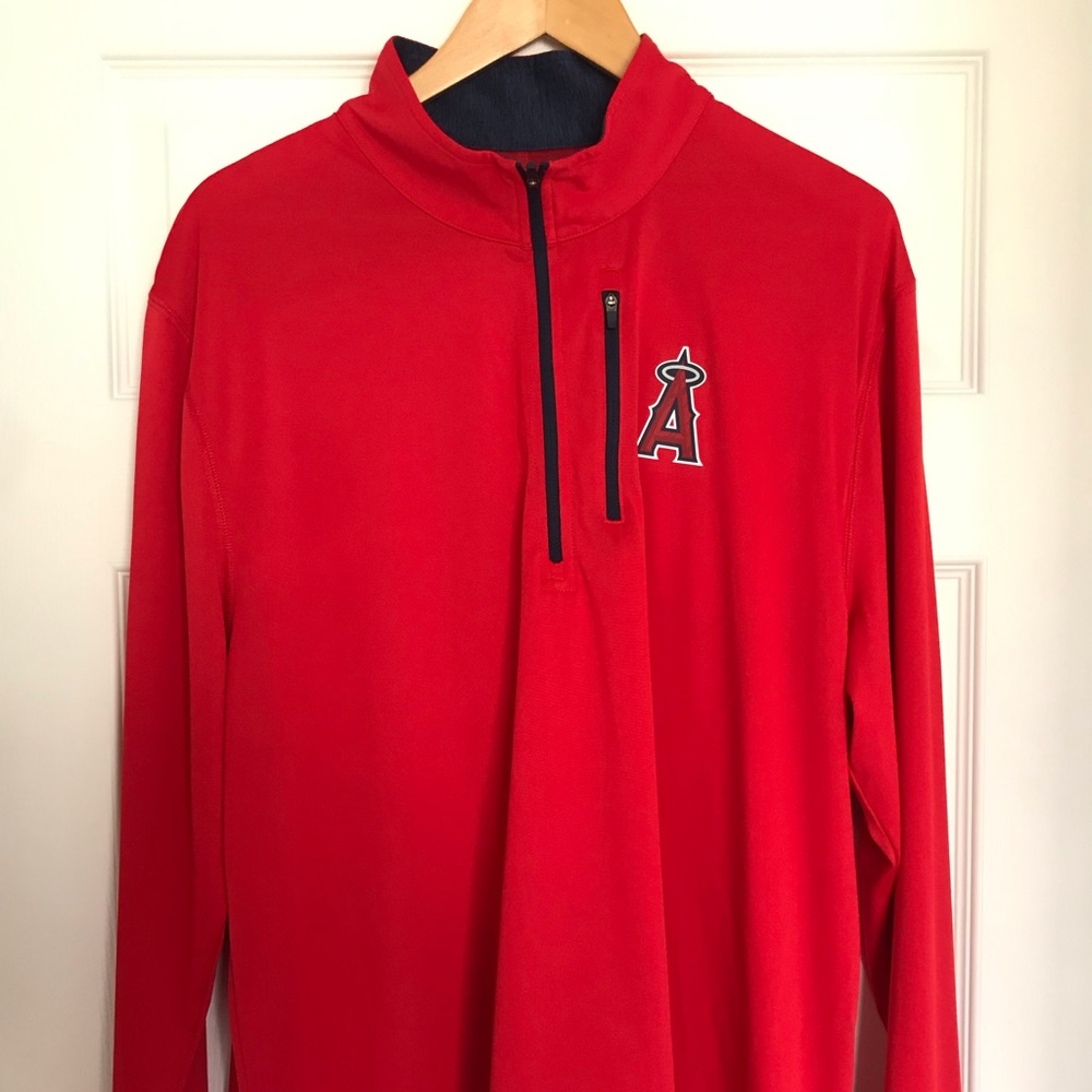 Majestic Angels MLB 1/2 Zip (Men’s XL)